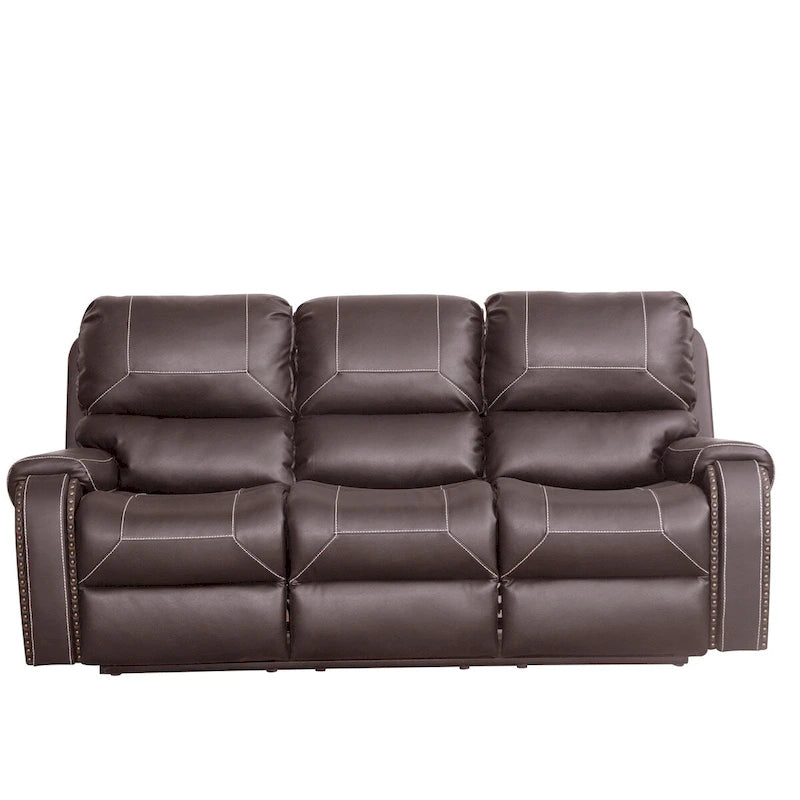 Contemporary Reclining Seating Collection Functional Sectional Sofa Set