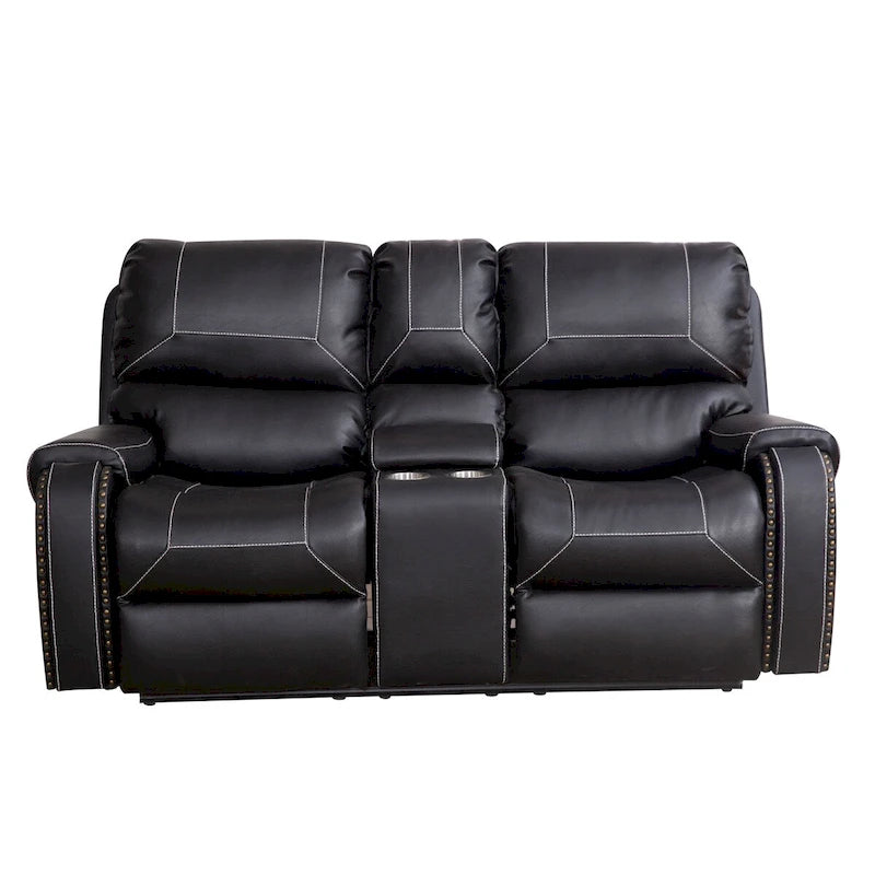 Contemporary Reclining Seating Collection Functional Sectional Sofa Set