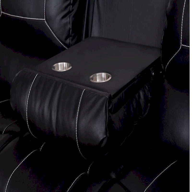 Contemporary Reclining Seating Collection Functional Sectional Sofa Set