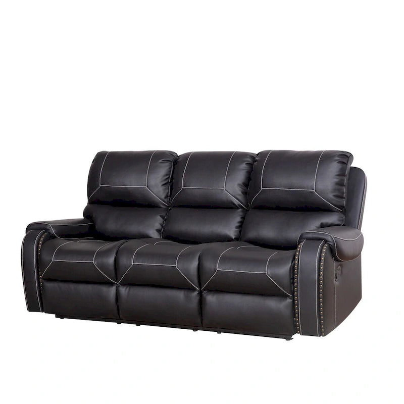 Contemporary Reclining Seating Collection Functional Sectional Sofa Set