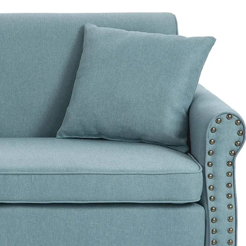 Modern 73 Couch Loveseat Upholstered Sofa
