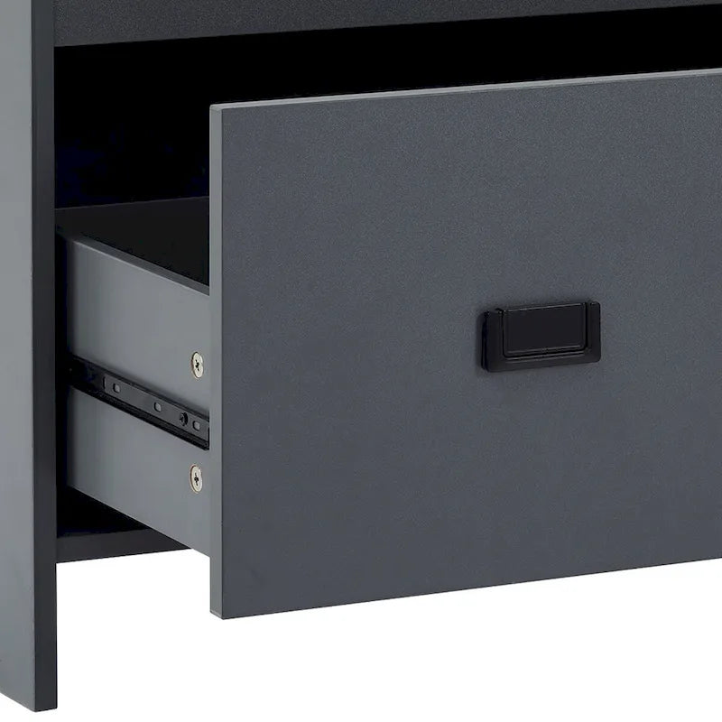 Multi-Functional Freestanding Wooden 4-in-1 Modular Hall Tree