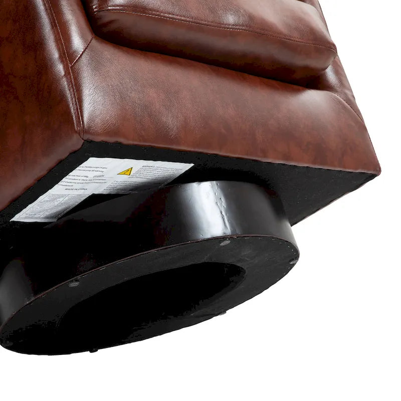 Modern Upholstered Barrel Chair Swivel Accent Chair for Living Room