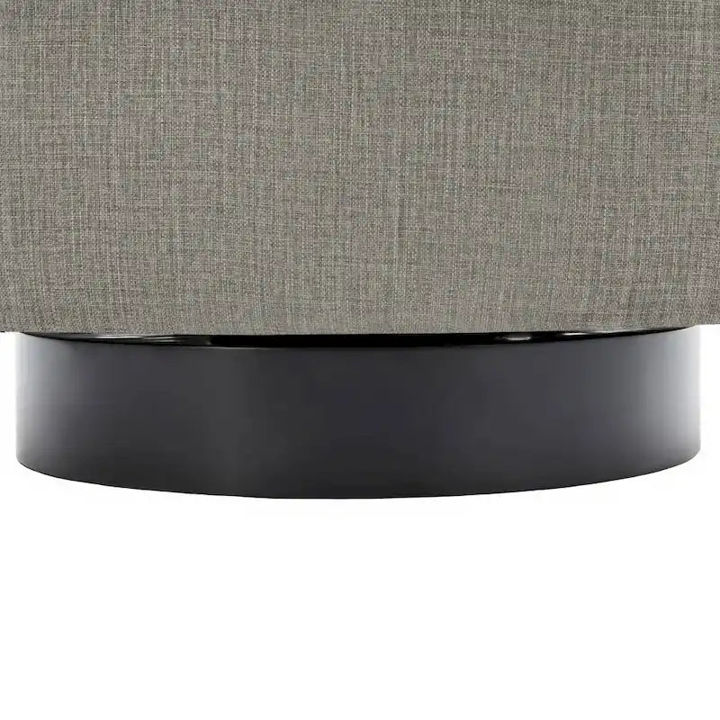 Modern Upholstered Barrel Chair Swivel Accent Chair for Living Room