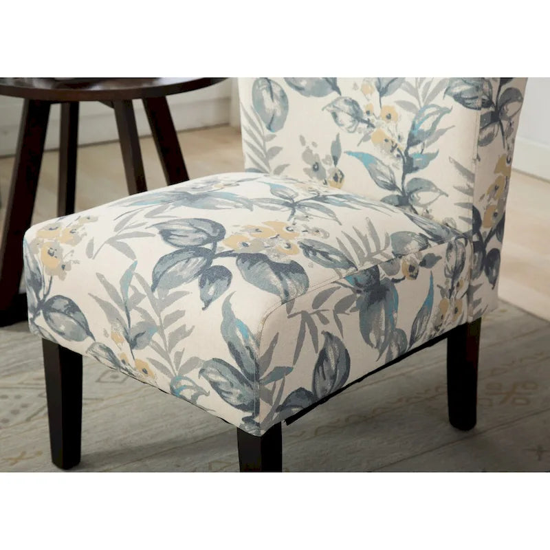 Armless Contemporary Accent Chair