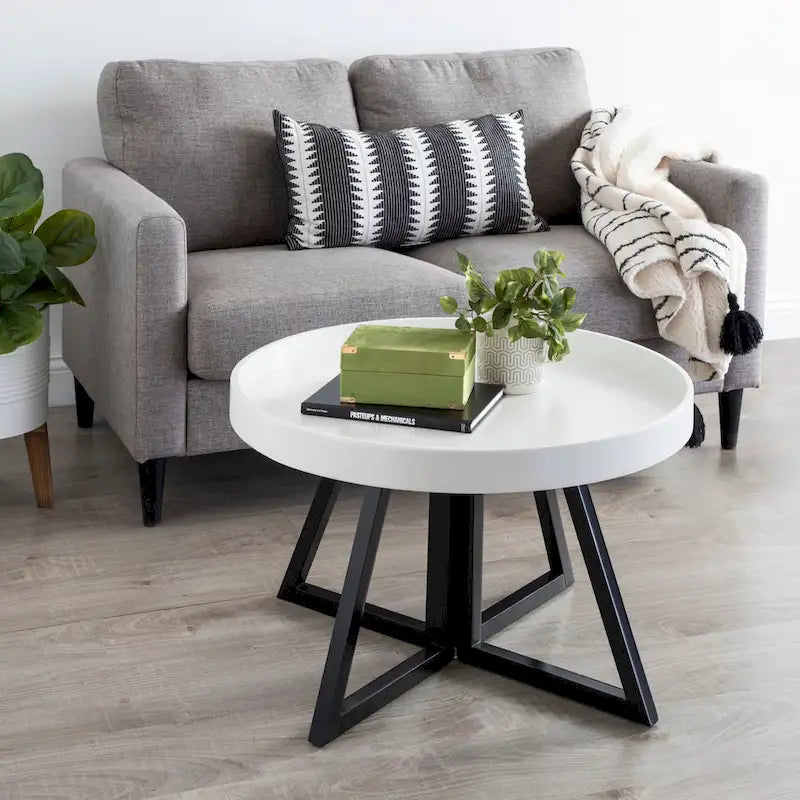 Kate and Laurel Avery 30-inch Round Coffee Table - 30 Diameter