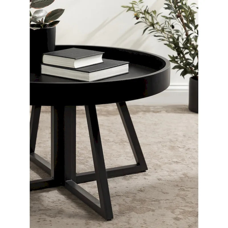 Kate and Laurel Avery 30-inch Round Coffee Table - 30 Diameter