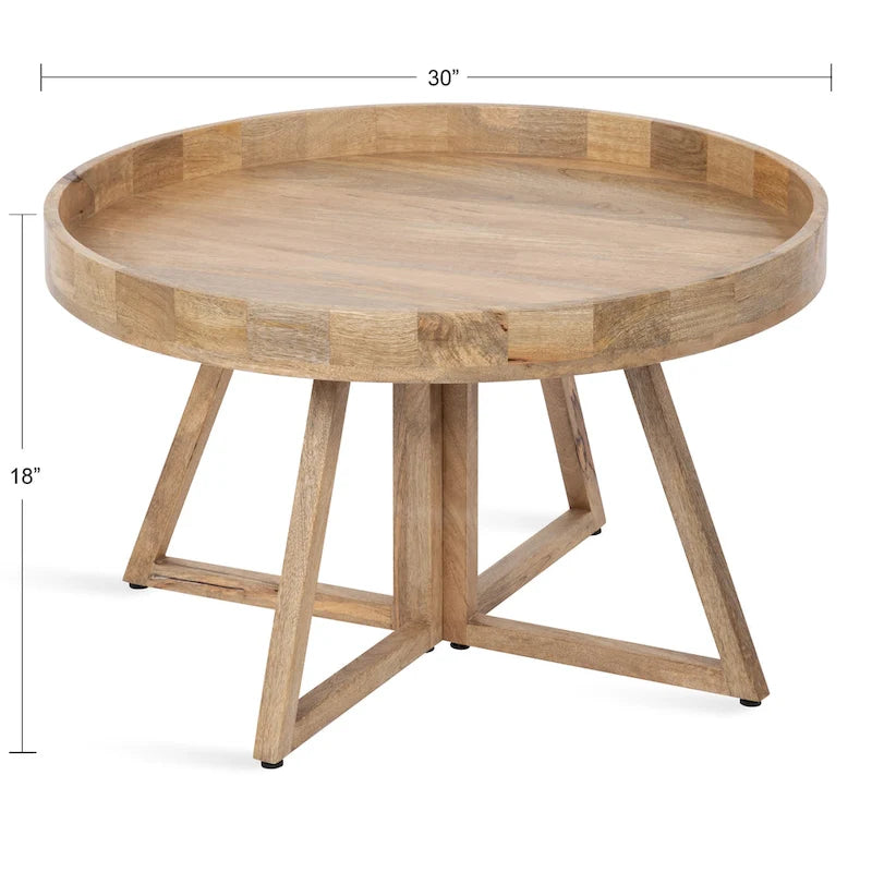 Kate and Laurel Avery 30-inch Round Coffee Table - 30 Diameter