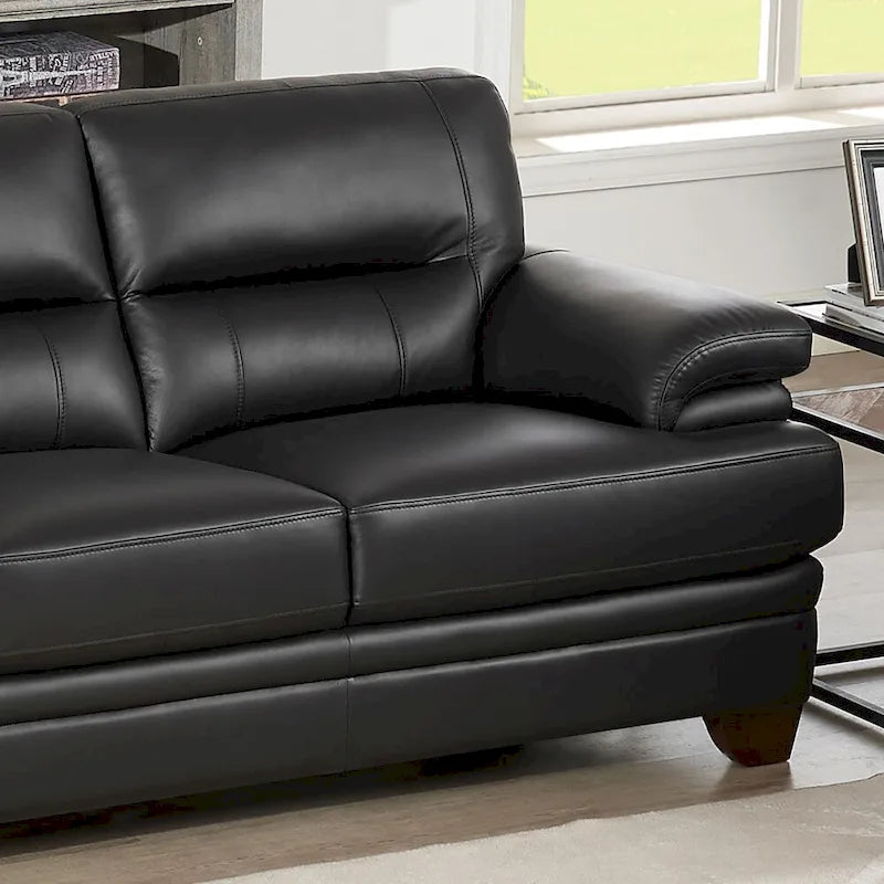 Hydeline Luxor Top Grain Leather Sofa and Loveseat Set