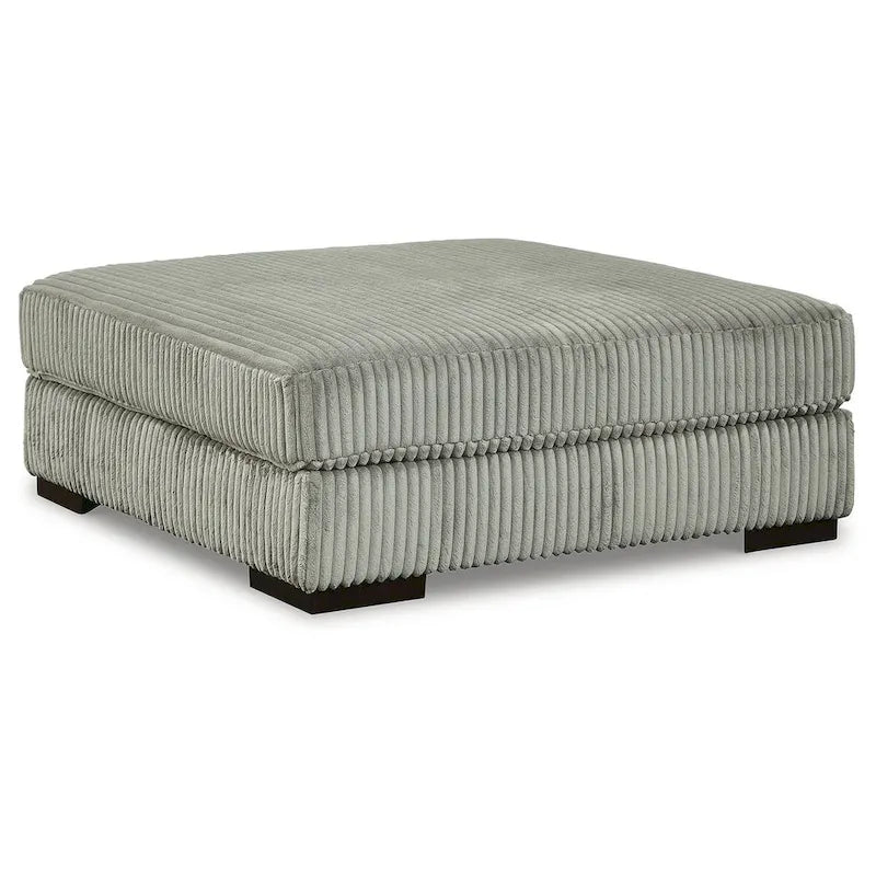 Signature Design by Ashley Lindyn Fog 5-Piece Sectional with Ottoman - 133 W x 133 D x 38 H