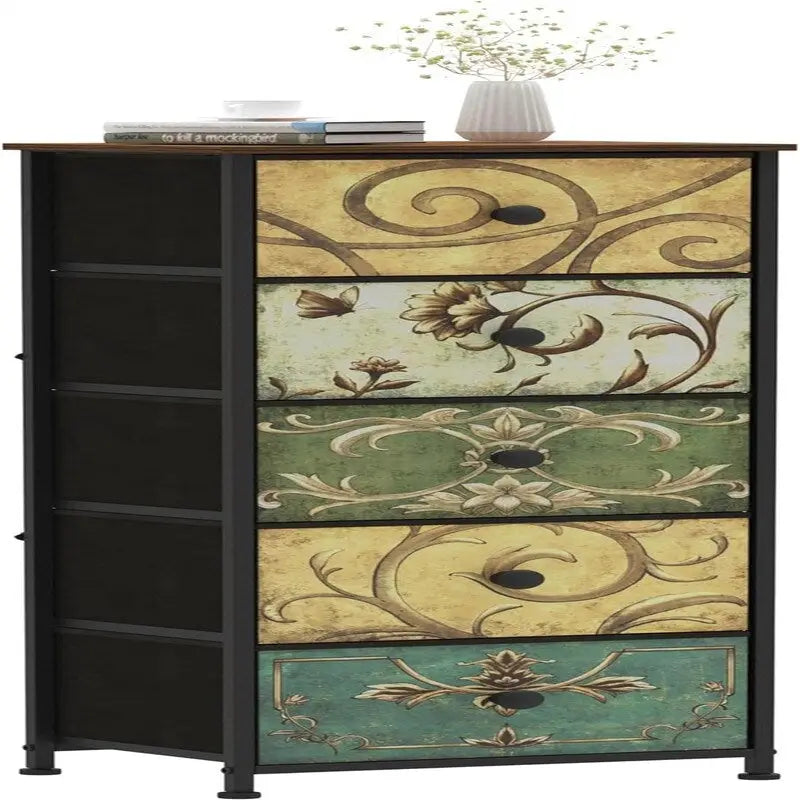 Sofa End Table for Living Room Entryway Dresser Storage 3 Drawers