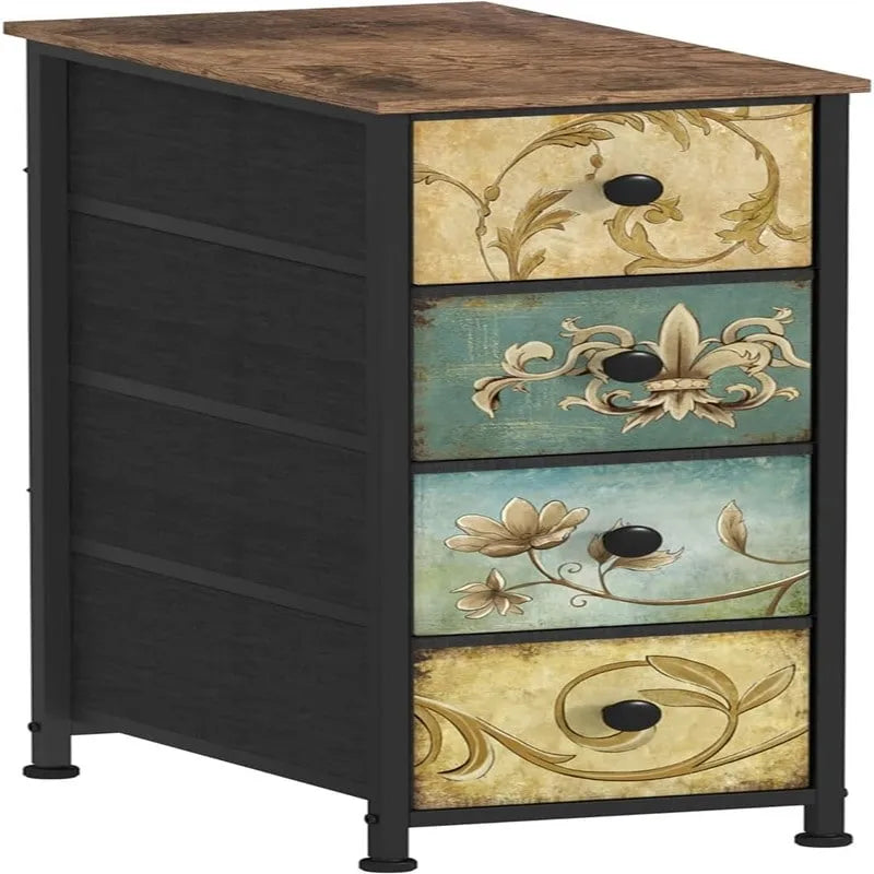 Sofa End Table for Living Room Entryway Dresser Storage 3 Drawers
