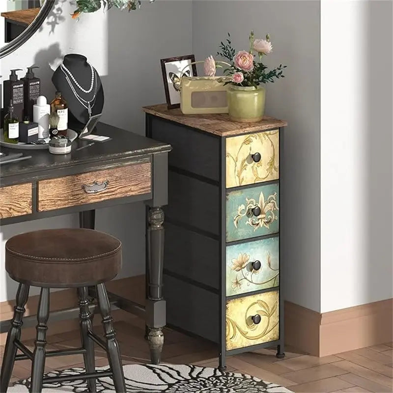 Sofa End Table for Living Room Entryway Dresser Storage 3 Drawers