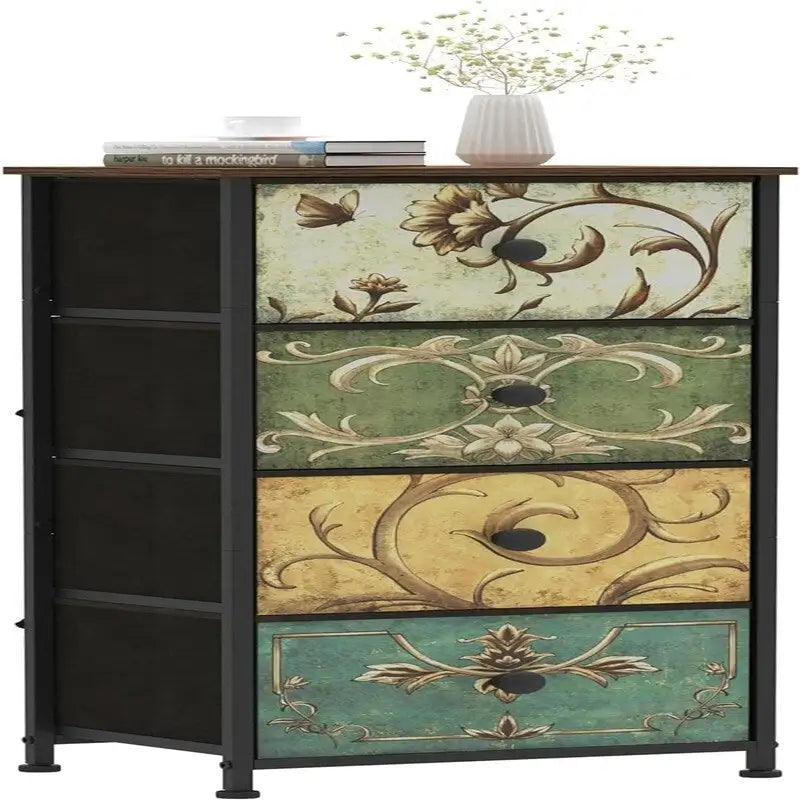 Sofa End Table for Living Room Entryway Dresser Storage 3 Drawers