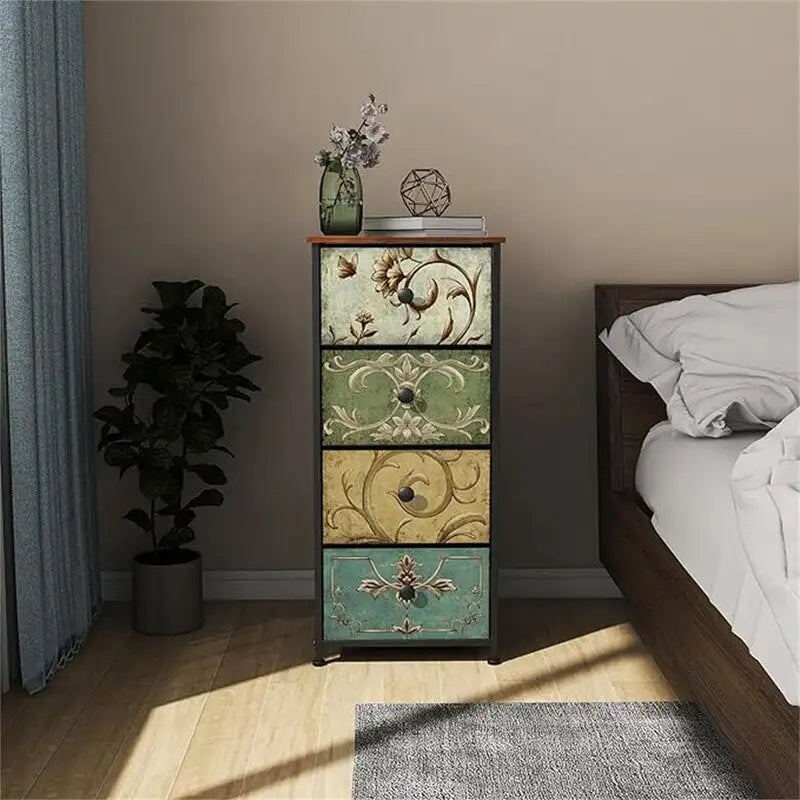 Sofa End Table for Living Room Entryway Dresser Storage 3 Drawers