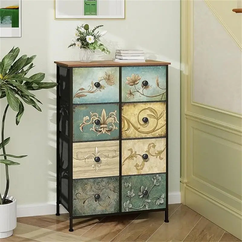 Sofa End Table for Living Room Entryway Dresser Storage 3 Drawers