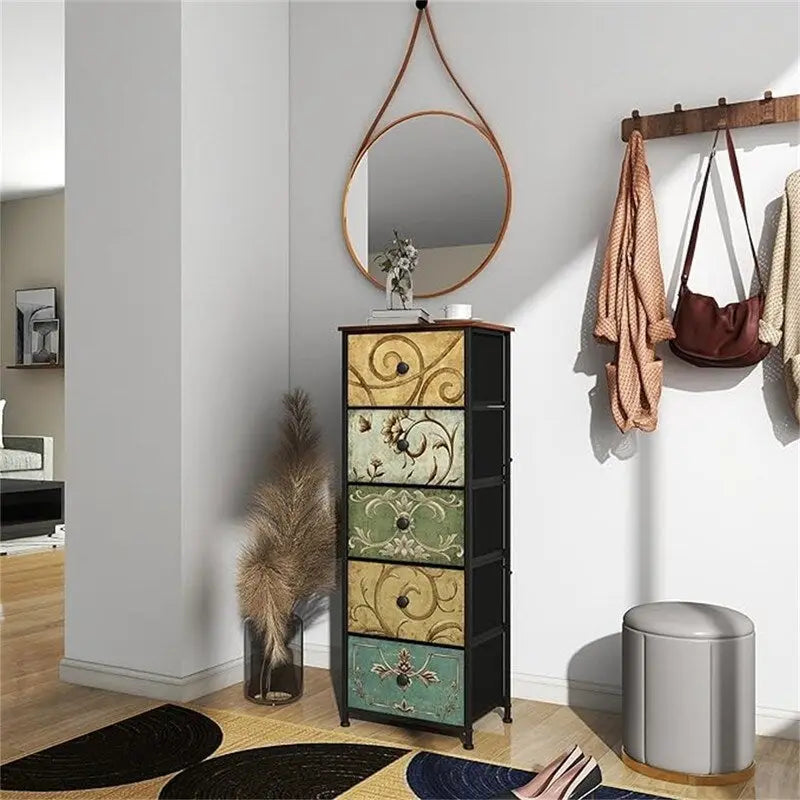 Sofa End Table for Living Room Entryway Dresser Storage 3 Drawers