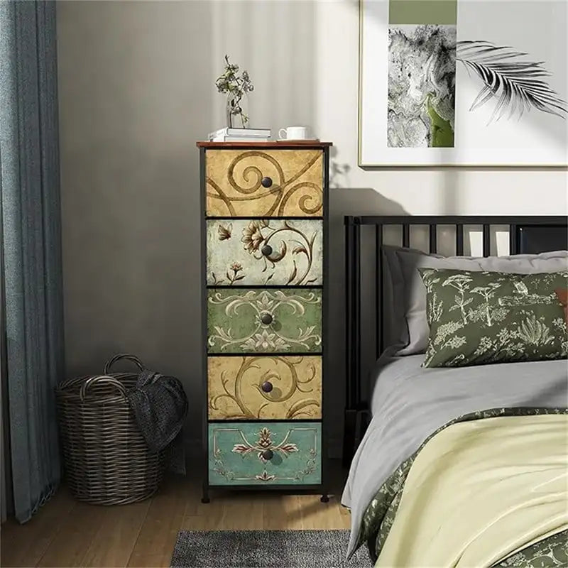 Sofa End Table for Living Room Entryway Dresser Storage 3 Drawers