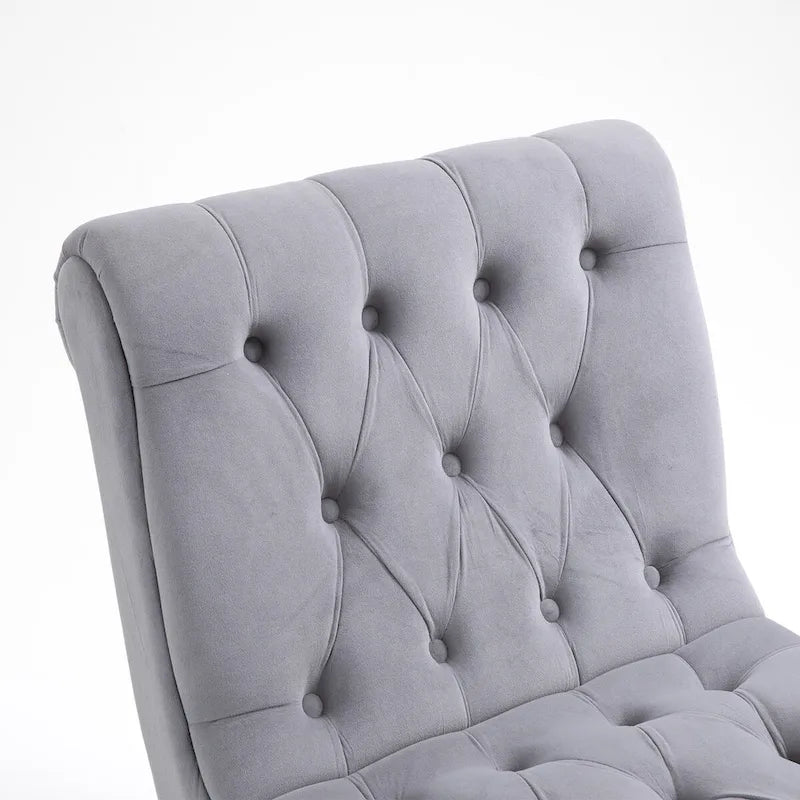 AVAWING Set of 2 Armless Accent Upholstered Lounge Chair