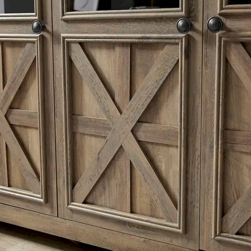 53 Bar Wine Bar Storage Cabinet Adjustable Shelves Buffet/Sideboard
