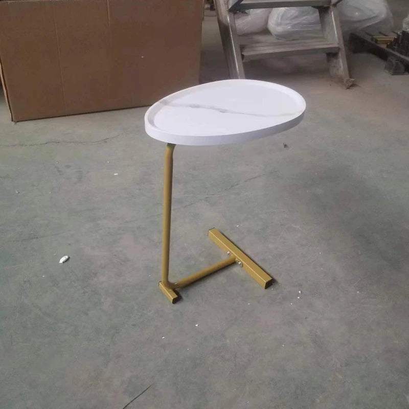 2-Pieces C-Shaped Side Table Coffee Table Small Sofa Table