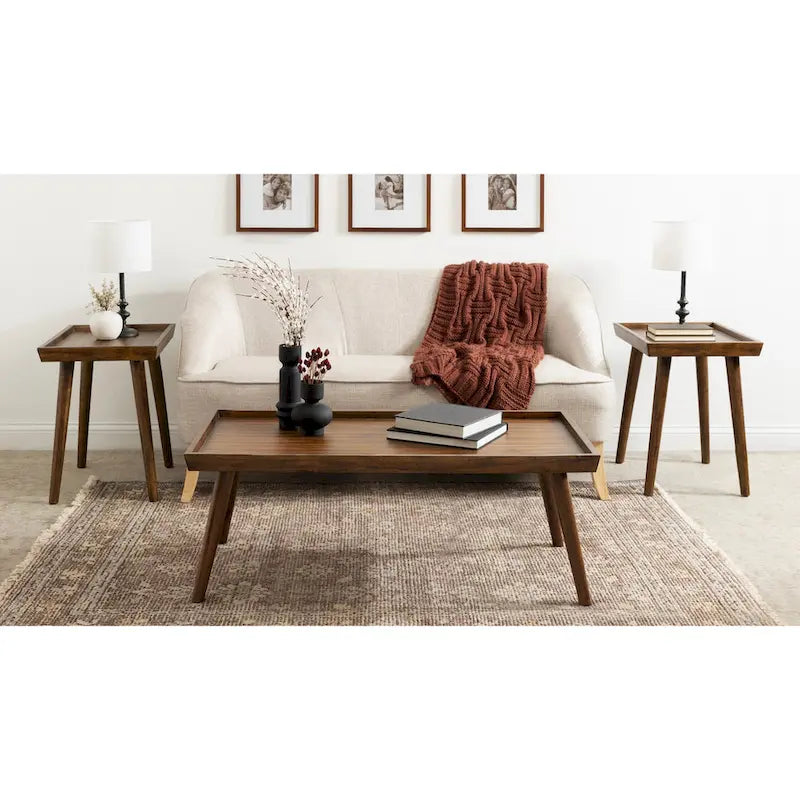 Kate and Laurel Eastmont Rectangle Wood Coffee Table