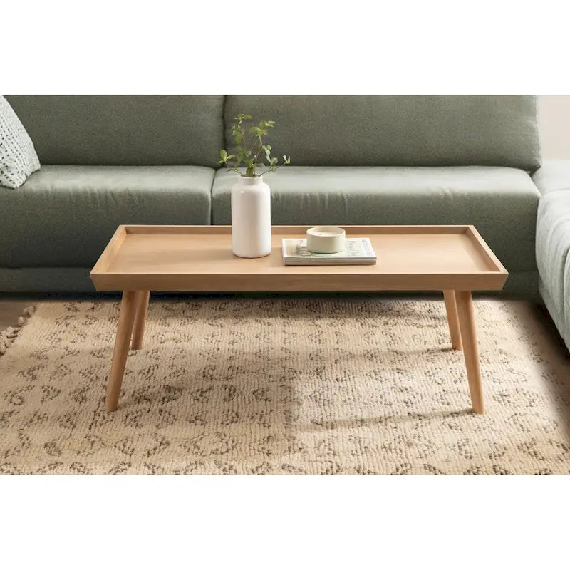 Kate and Laurel Eastmont Rectangle Wood Coffee Table