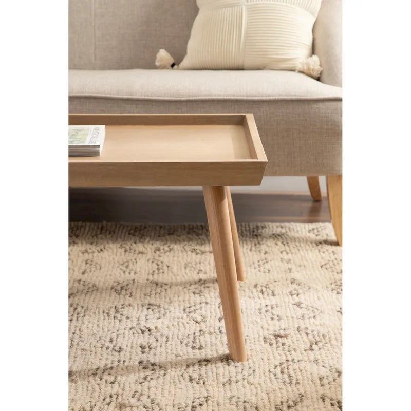 Kate and Laurel Eastmont Rectangle Wood Coffee Table