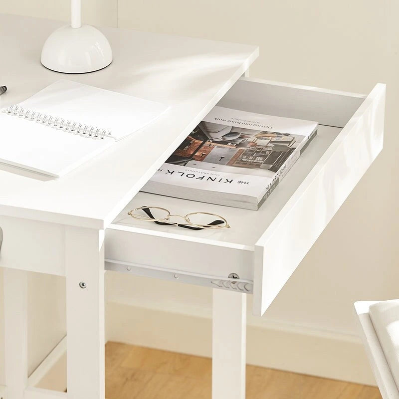 Haotian FWT43-W, Computer Desk Workstation Writing Desk Children Teenagers Desk