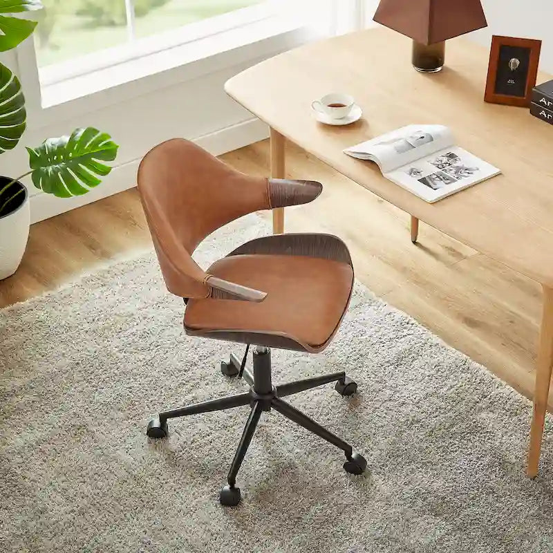 Art Leon Adjustable and Rolling Desk Chair