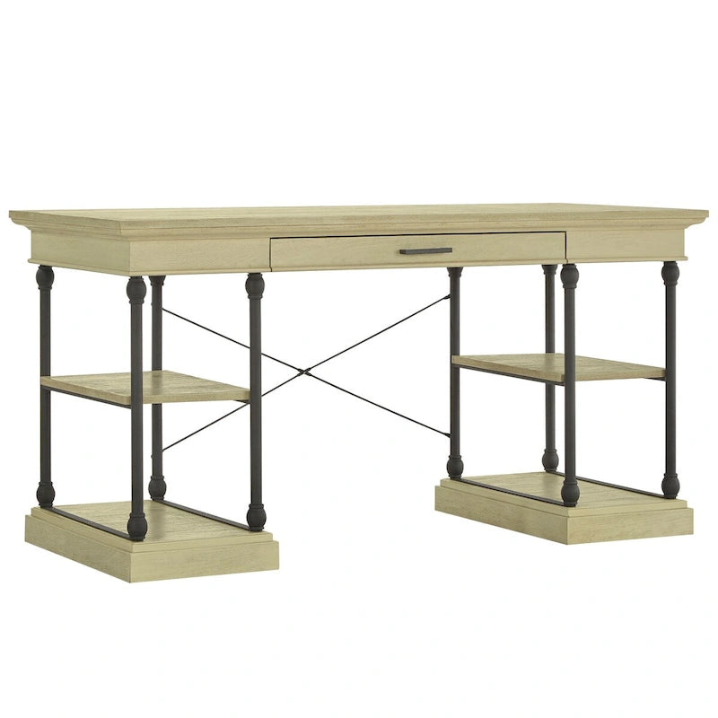 Barnstone Cornice 1-drawer Storage Writing Desk by iNSPIRE Q Artisan