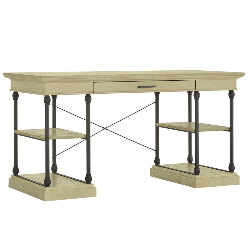 Barnstone Cornice 1-drawer Storage Writing Desk by iNSPIRE Q Artisan