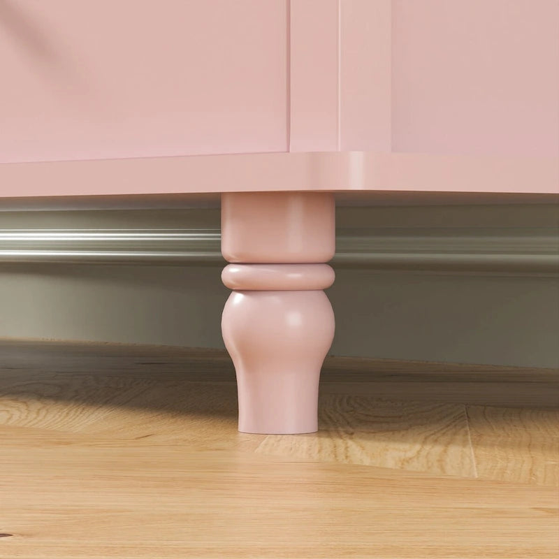 6 Drawers Chest Of Dresser Storage Cabinet Curved Design Organizer