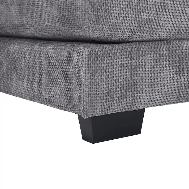 U-shaped reversible chenille comfortable fabric combination sofa