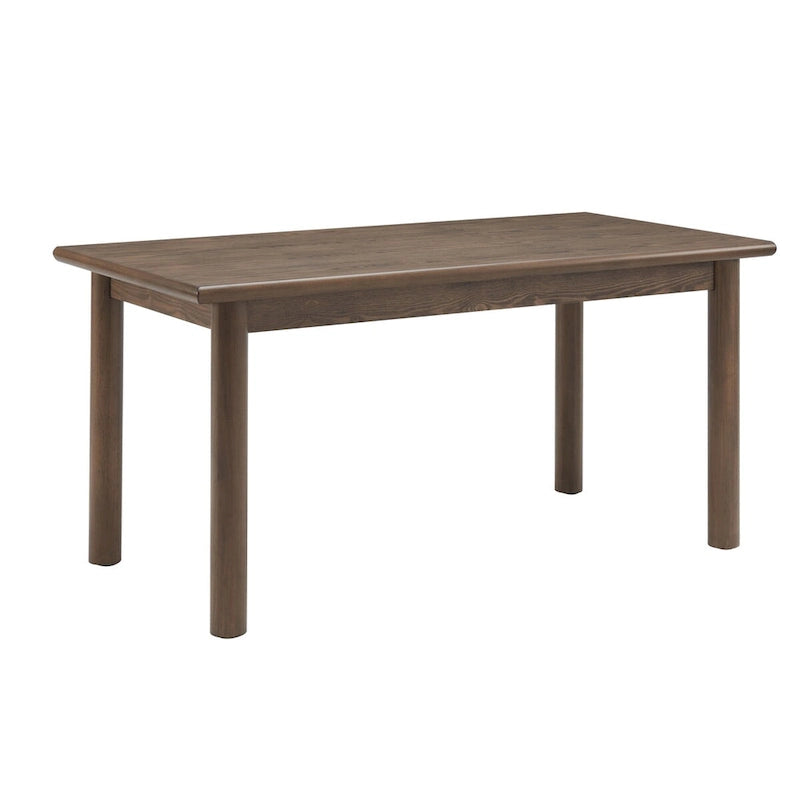 60Rectangular Dining Table for 6 Person,Kitchen Table,Wooden Dinner Room Table with Solid Wood Legs,Ultra Easy to Assemble