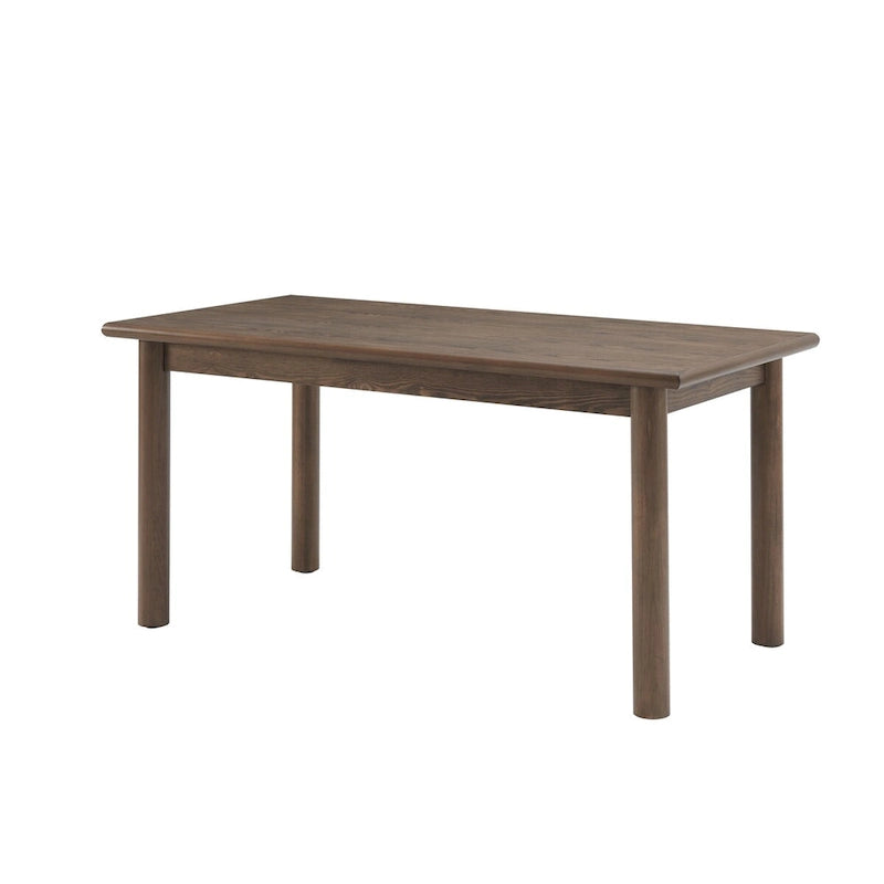 60Rectangular Dining Table for 6 Person,Kitchen Table,Wooden Dinner Room Table with Solid Wood Legs,Ultra Easy to Assemble