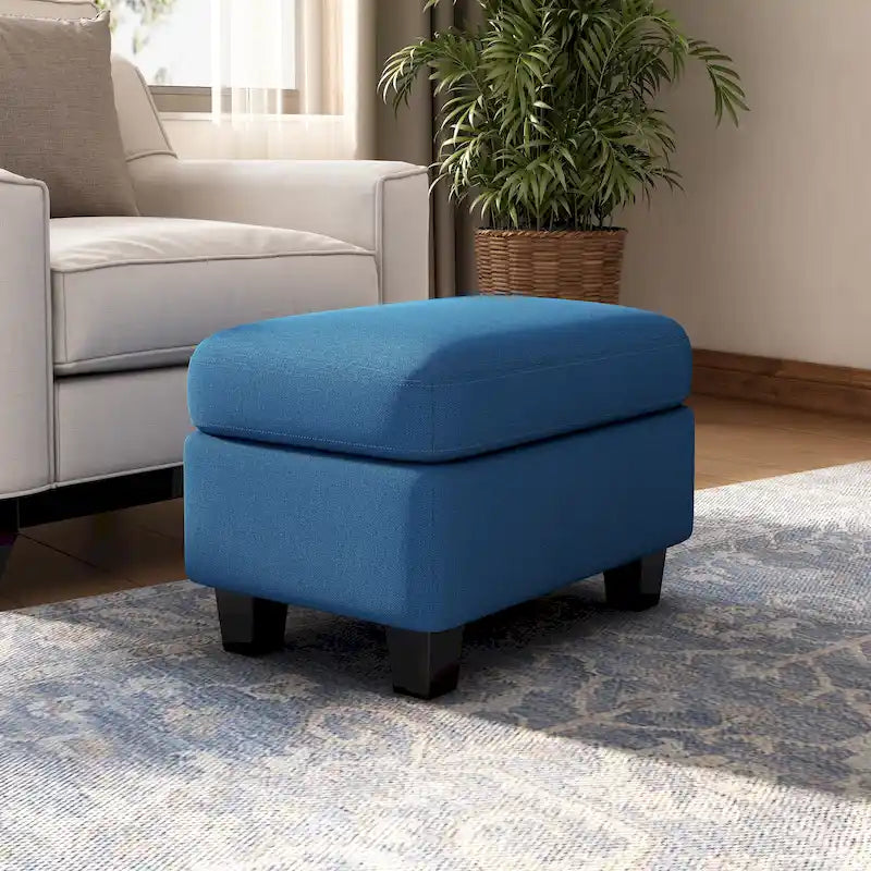 1PCS Fabric Ottoman