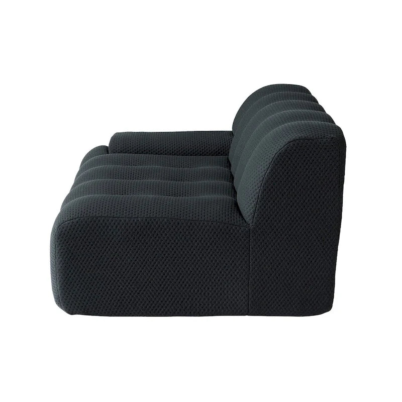 102.4 Cloud Sofa Couch3-seater Upholstered 3D Textile Material Sectional Sofa For Living Room, Apartment