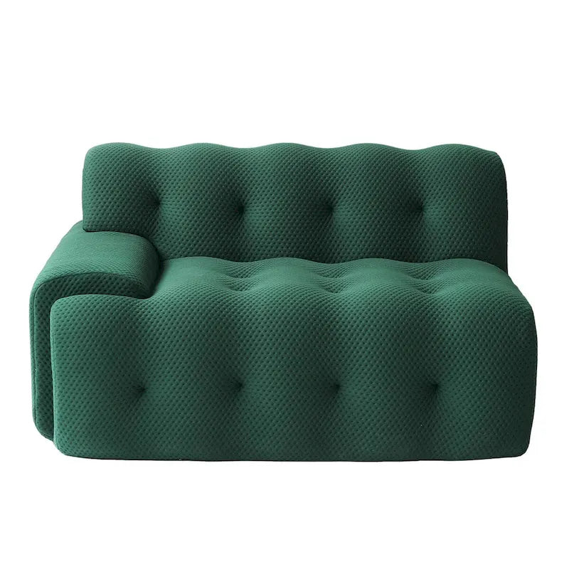 102.4 Cloud Sofa Couch3-seater Upholstered 3D Textile Material Sectional Sofa For Living Room, Apartment