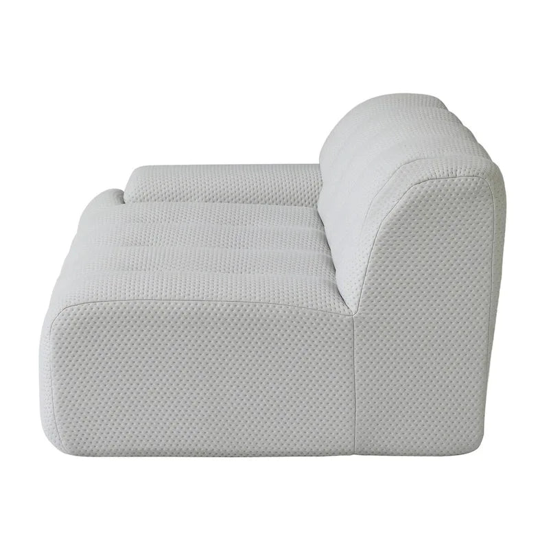 102.4 Cloud Sofa Couch3-seater Upholstered 3D Textile Material Sectional Sofa For Living Room, Apartment