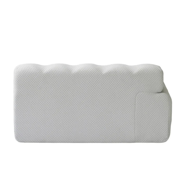 102.4 Cloud Sofa Couch3-seater Upholstered 3D Textile Material Sectional Sofa For Living Room, Apartment