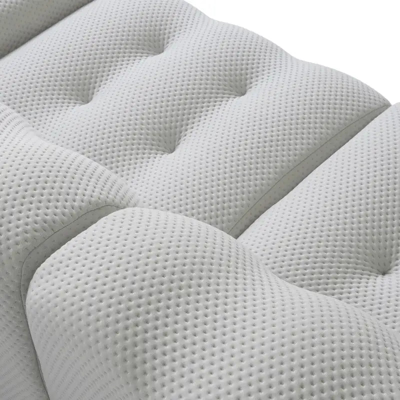 102.4 Cloud Sofa Couch3-seater Upholstered 3D Textile Material Sectional Sofa For Living Room, Apartment